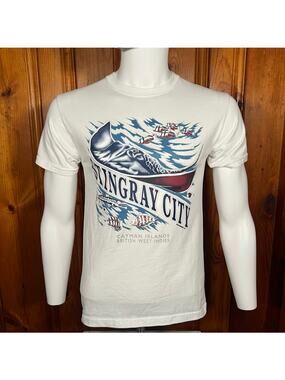 Hanes s Tropical T-Shirt White Regular